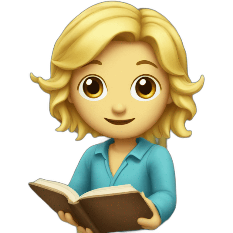 Book fairy emoji