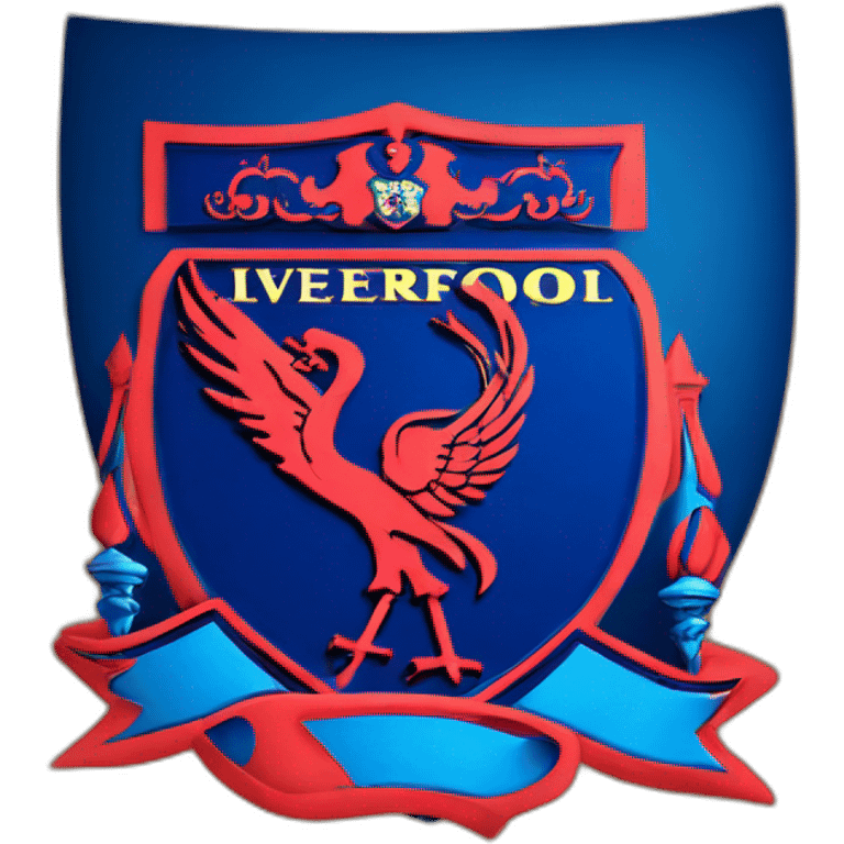 Fc liverpool logo but blue emoji