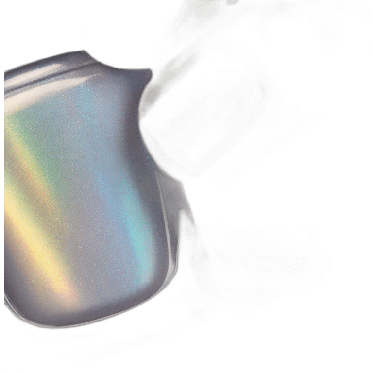 Holographic nail polish emoji