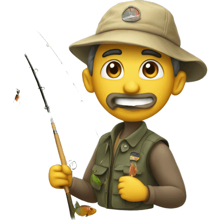 fishing funny emoji