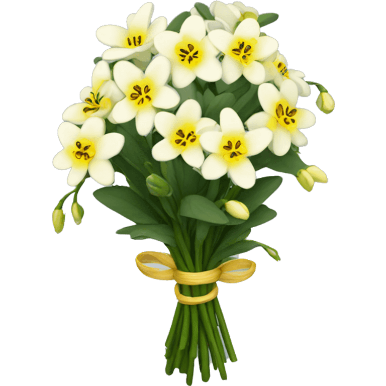 Winter jasmine bouquet  emoji