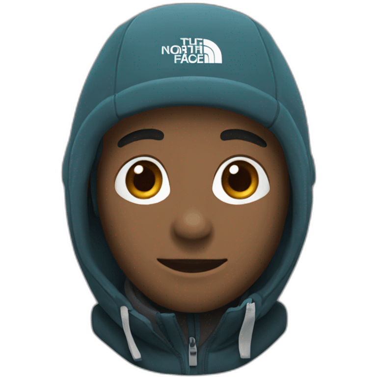 the north face emoji