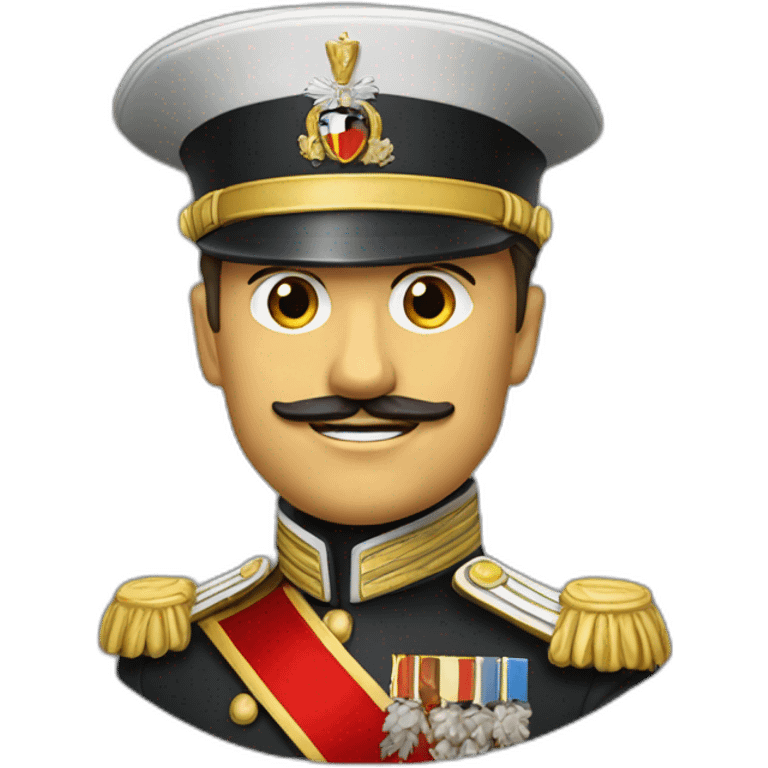 General allemand doigt d'honneur emoji