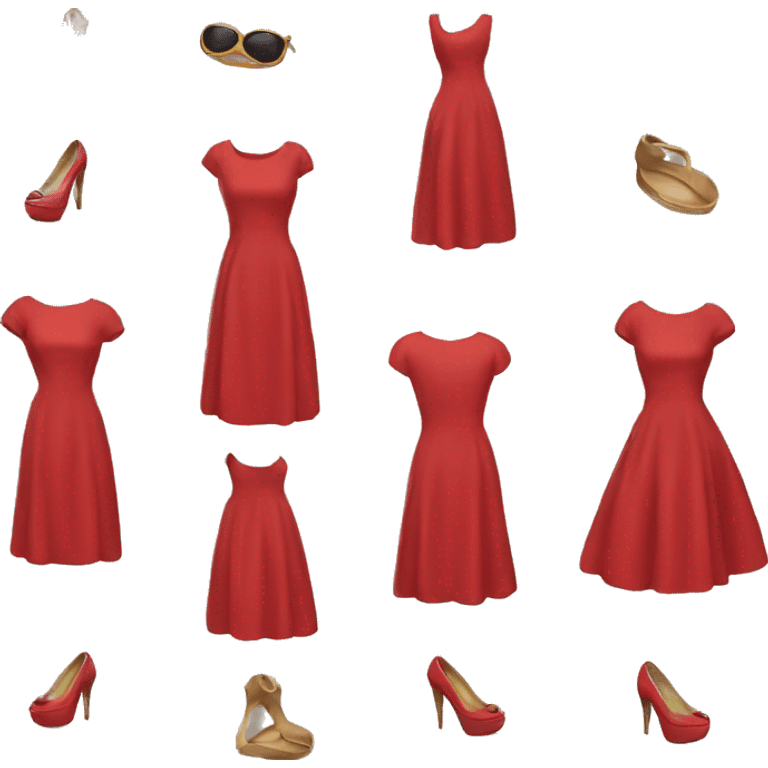 Red dress  emoji