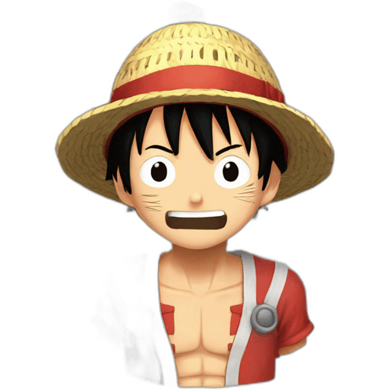 Luffy super fort emoji