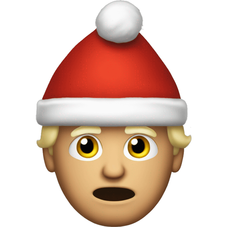 Trump in a santa suit emoji