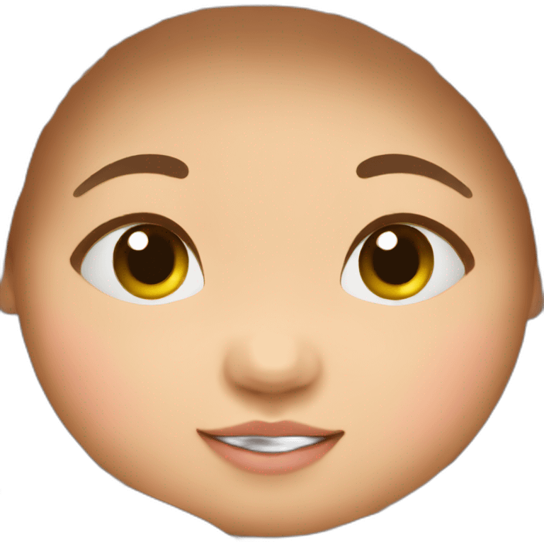 Newborn Asian baby emoji