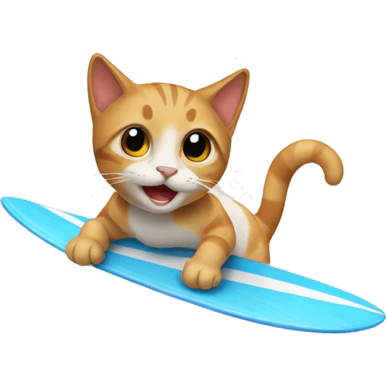 CAT surfing  emoji