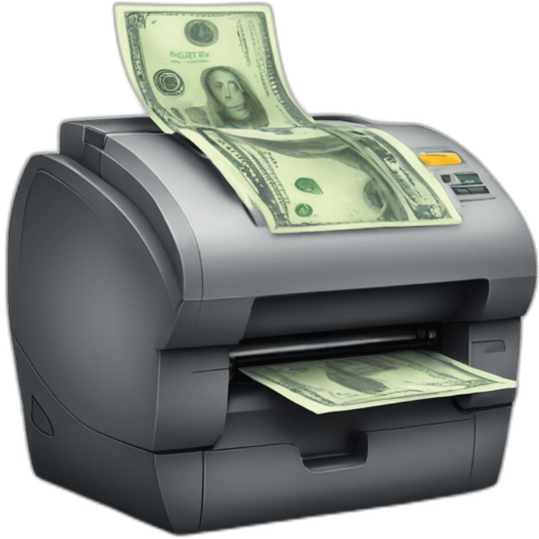 Money-printer emoji