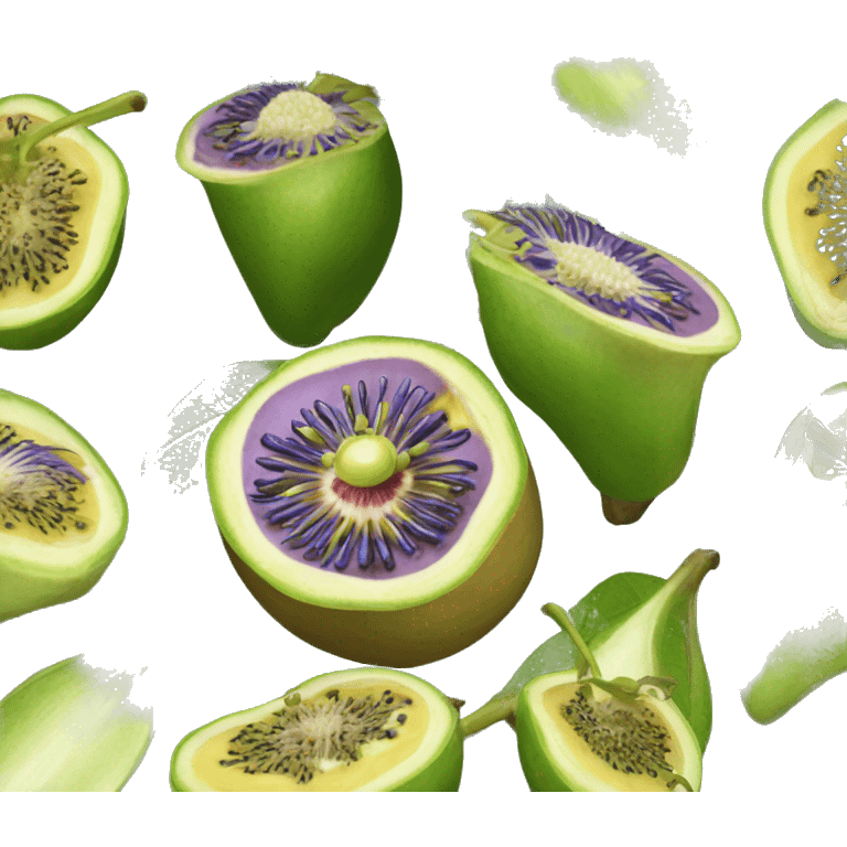 Passiflora edulis fruit emoji