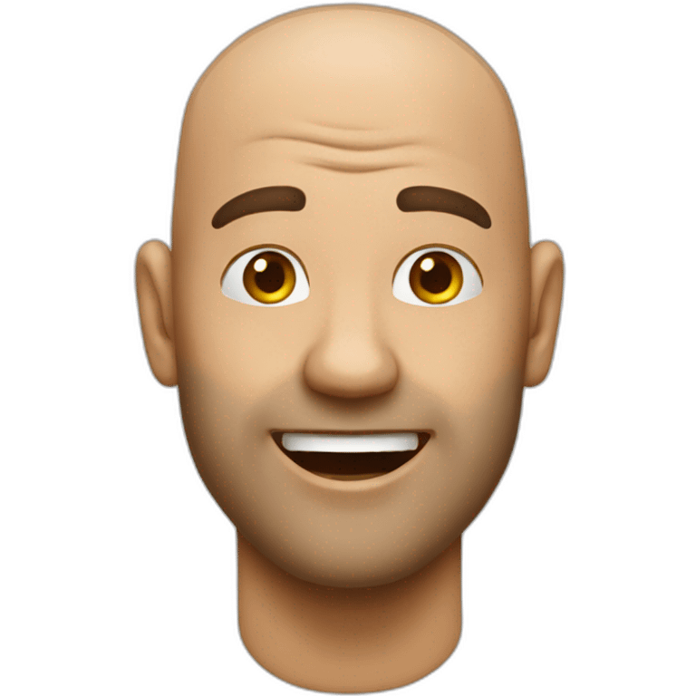 Dude-drunk-bald-dancing emoji