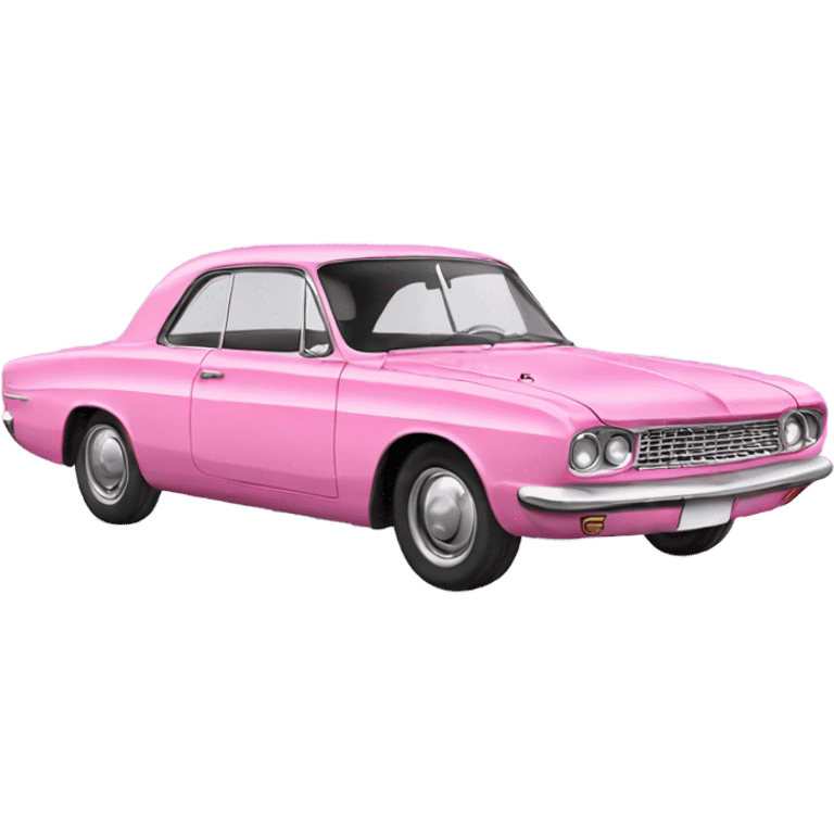 pink 60s car emoji