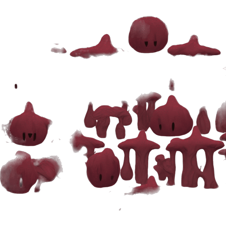 Burgundy witch forest  emoji