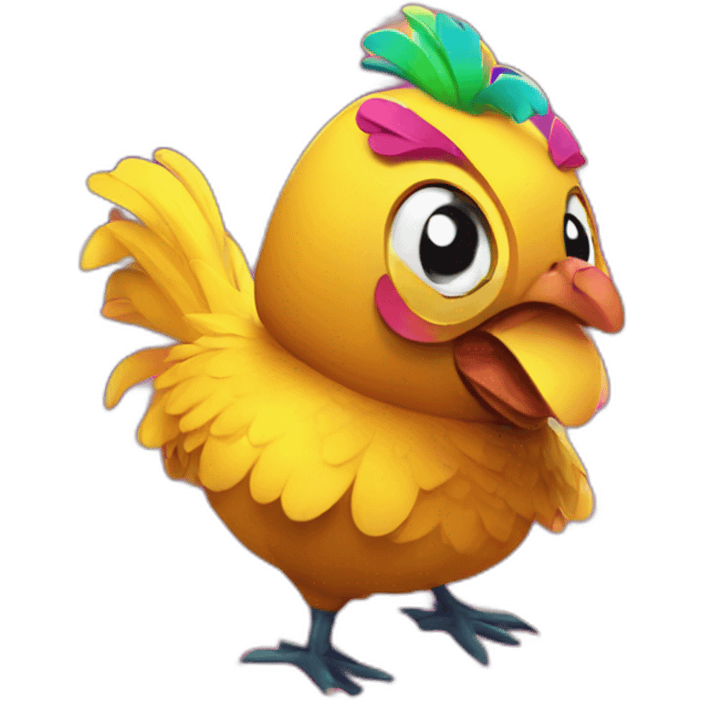 disco chicken emoji