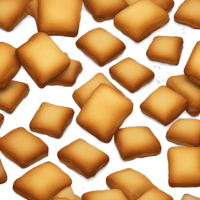 square beignets emoji