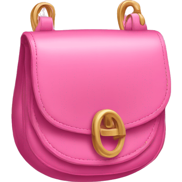 Pink pochette bag emoji