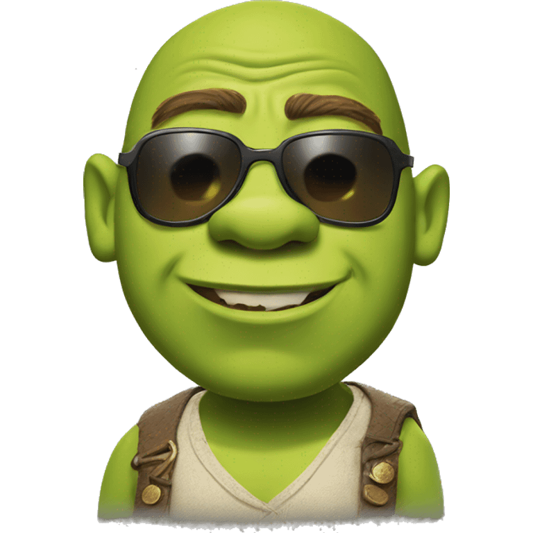 shrek in sunglasses emoji