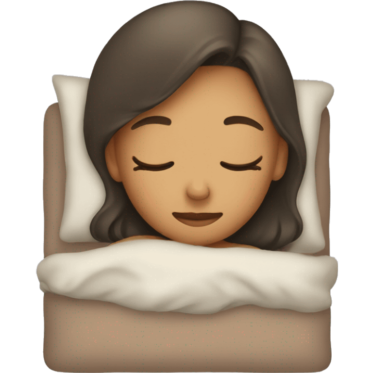 A girl sleeping  emoji