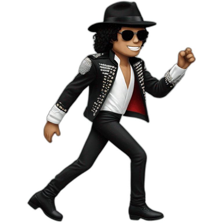 Michael Jackson moonwalk emoji