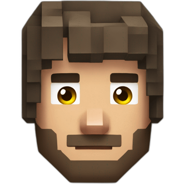 Minecraft Steve emoji