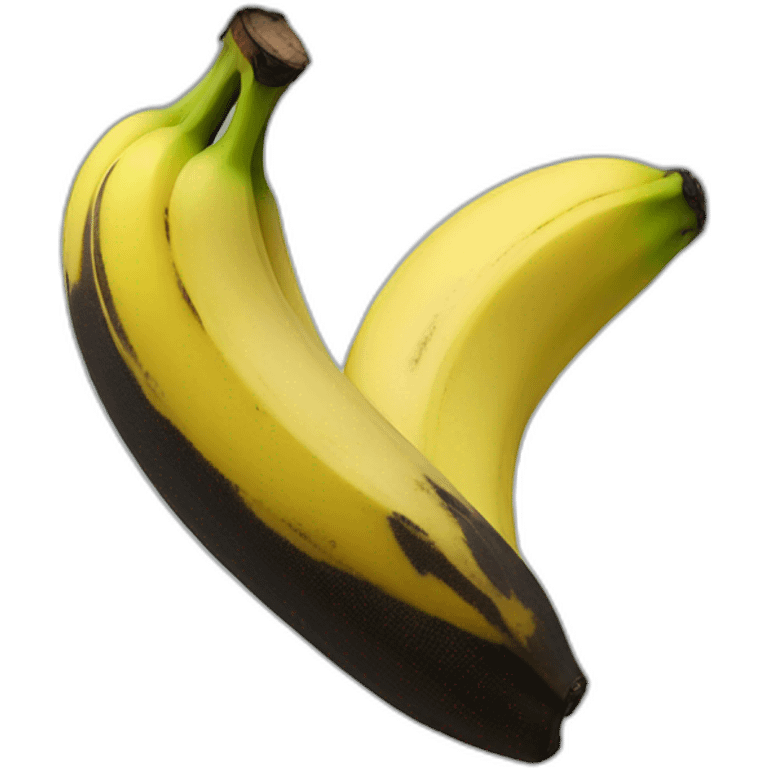 Ebony banana emoji