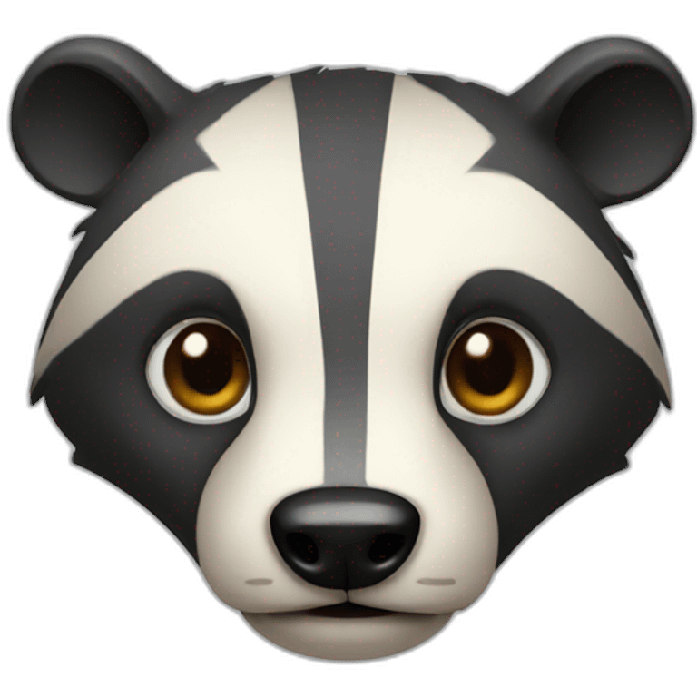 Badger with muscles  emoji