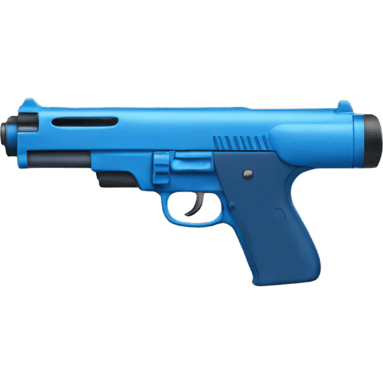 Blue gun emoji