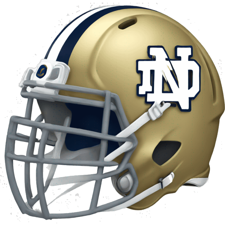 Notre dame football logo emoji