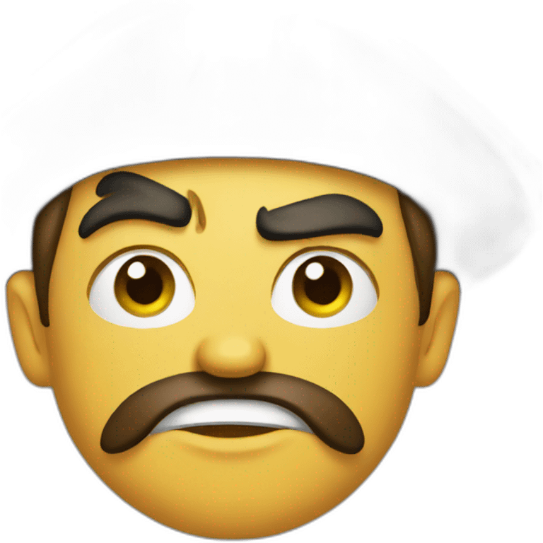 Angry pirate emoji