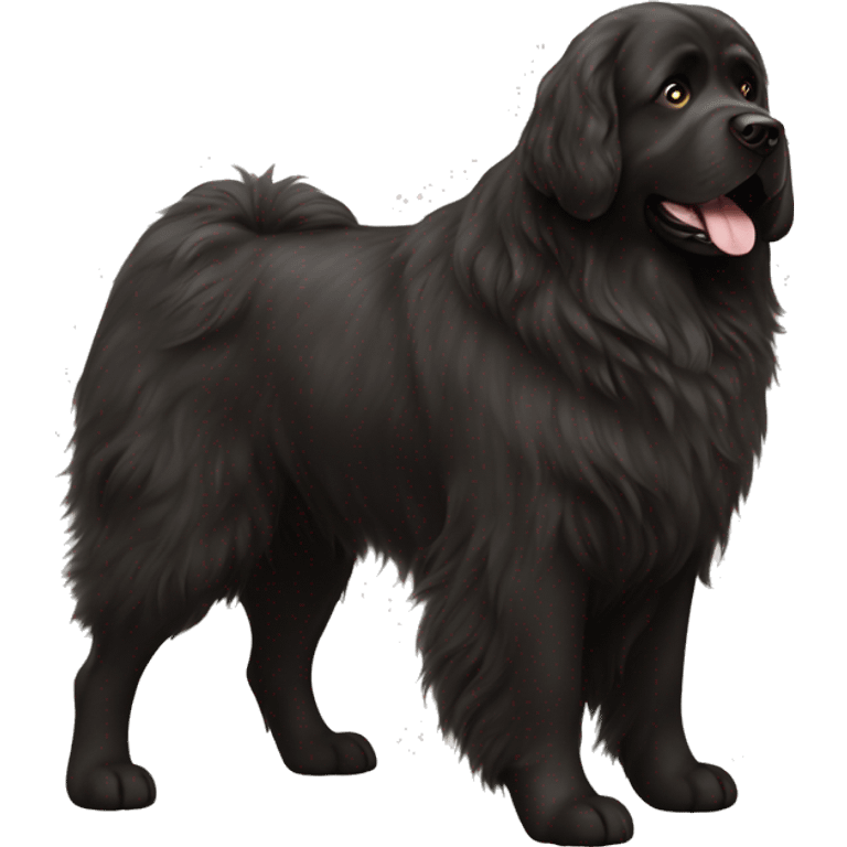 Newfoundland dog emoji