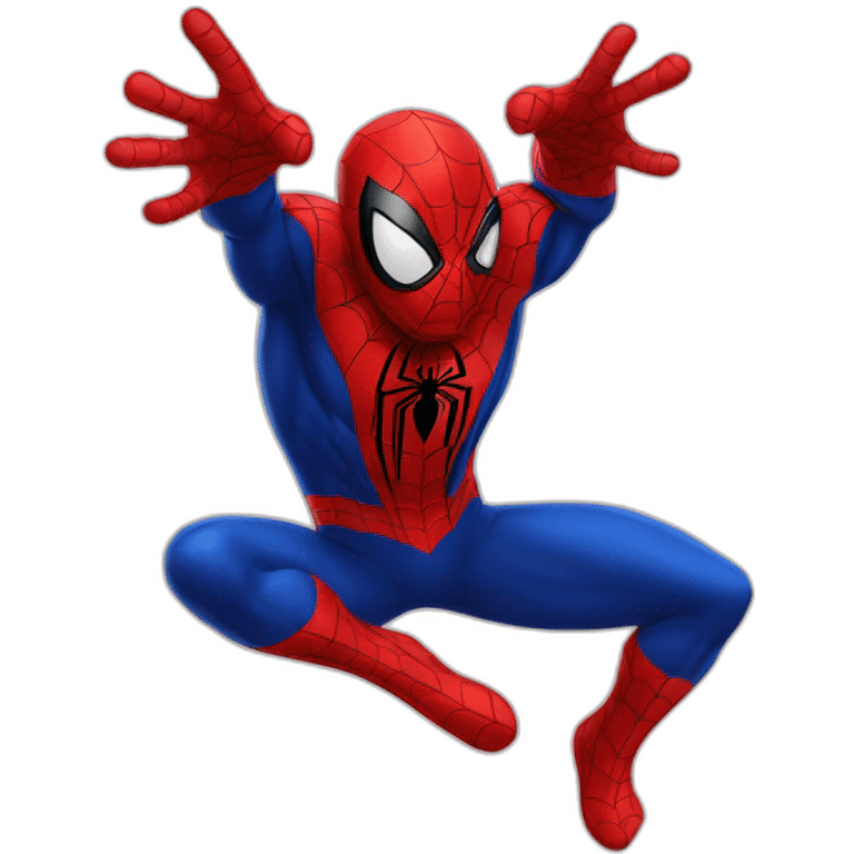 Spiderman cute emoji