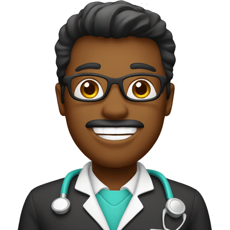 dentist black emoji