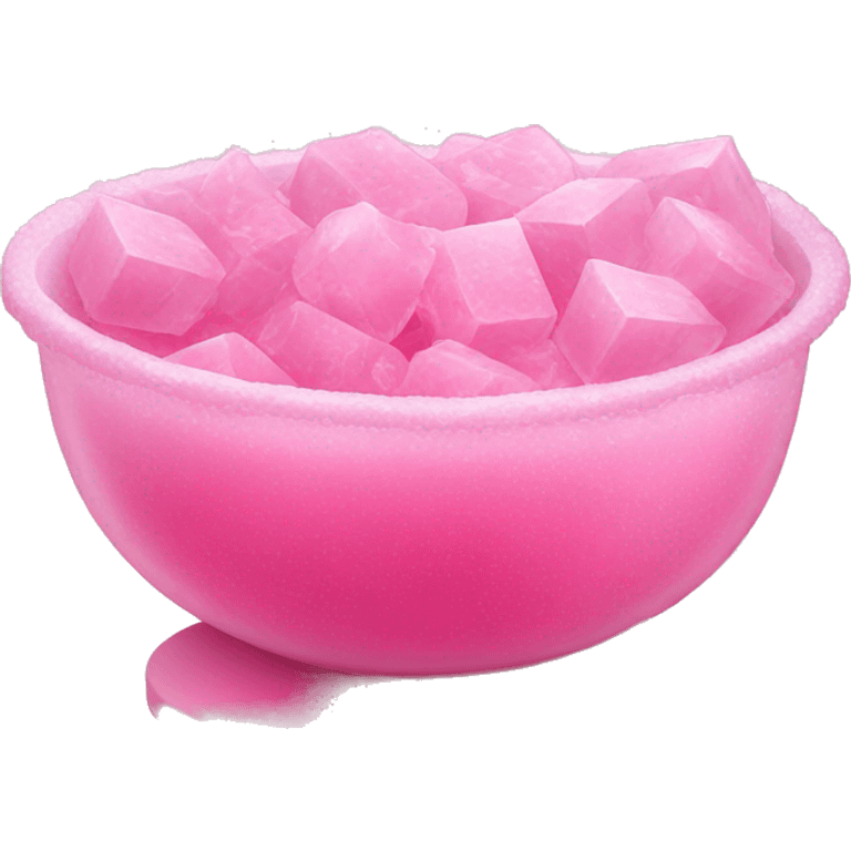 pink ice dish emoji