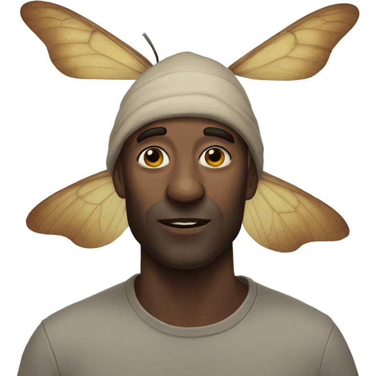 Moth man  emoji