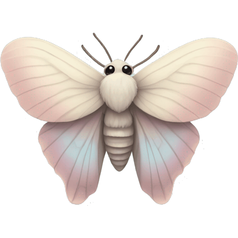 Pastel moth emoji