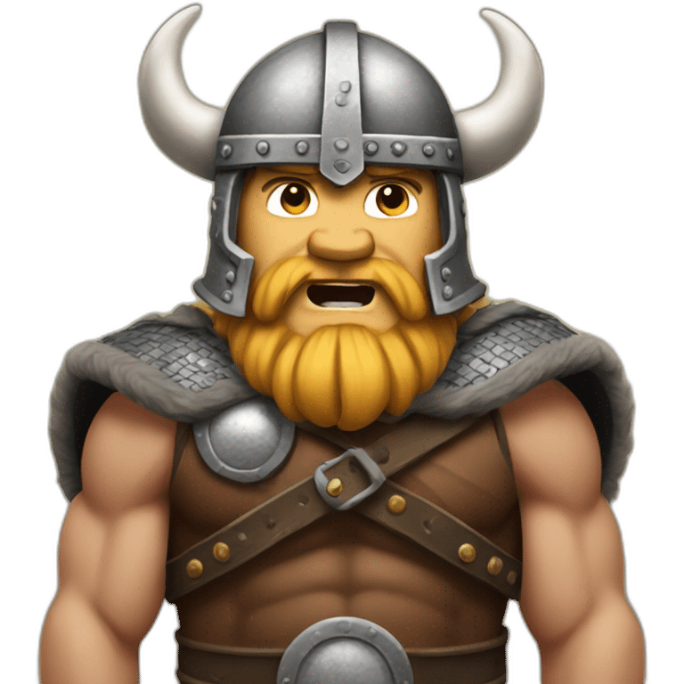 viking with muscles emoji