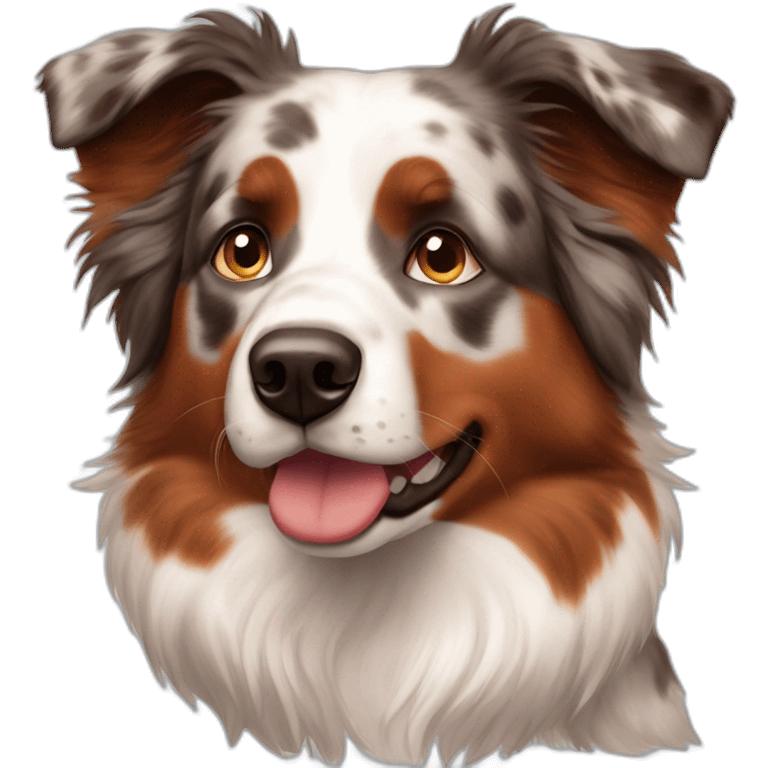 red merle australian shepherd emoji