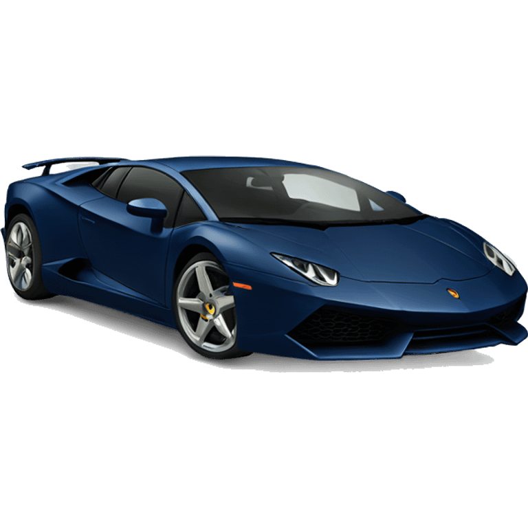 navy blue lamborghini  emoji