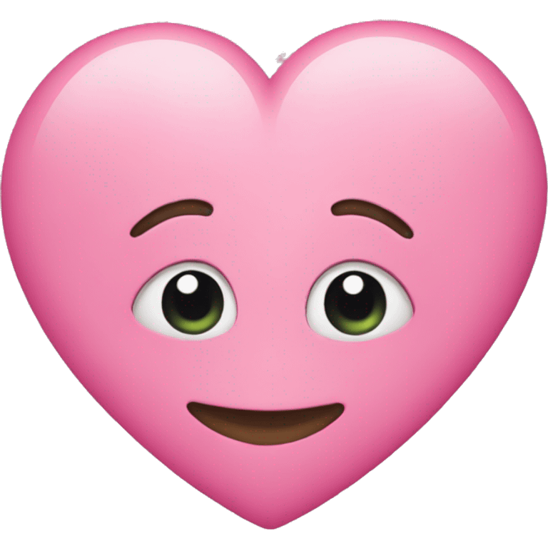 Emoji pink Heart eyes emoji