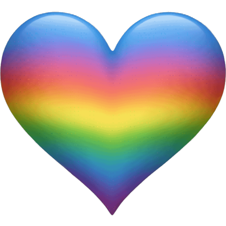 Rainbow heart emoji