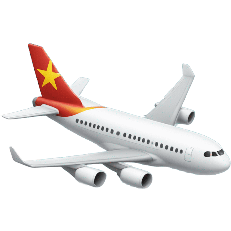 a plane fly to vietnam emoji