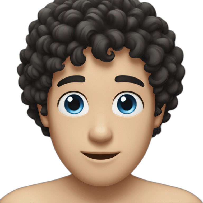 a-guy-shirtless-with-curly-black-hair,-white-skin-and-blue-eyes emoji