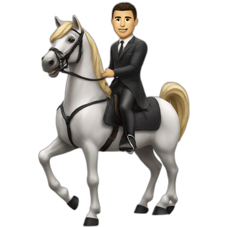 Ronaldo sur cheval emoji