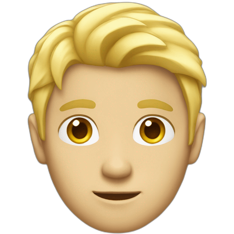 blond guy who is a developer emoji