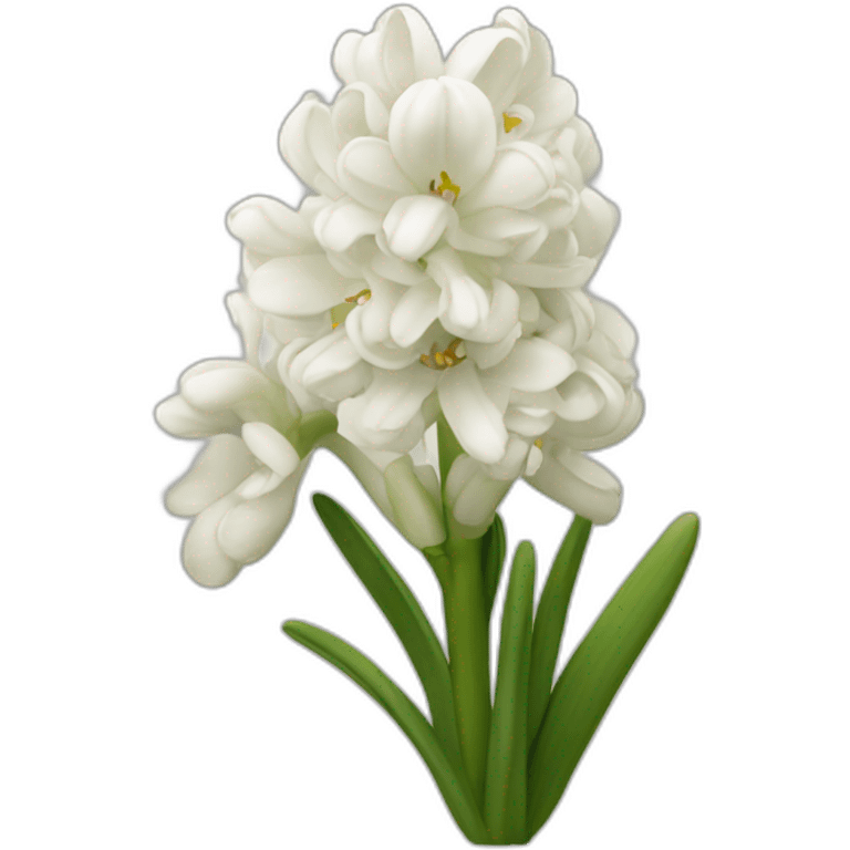 white Hyacinth Flower emoji