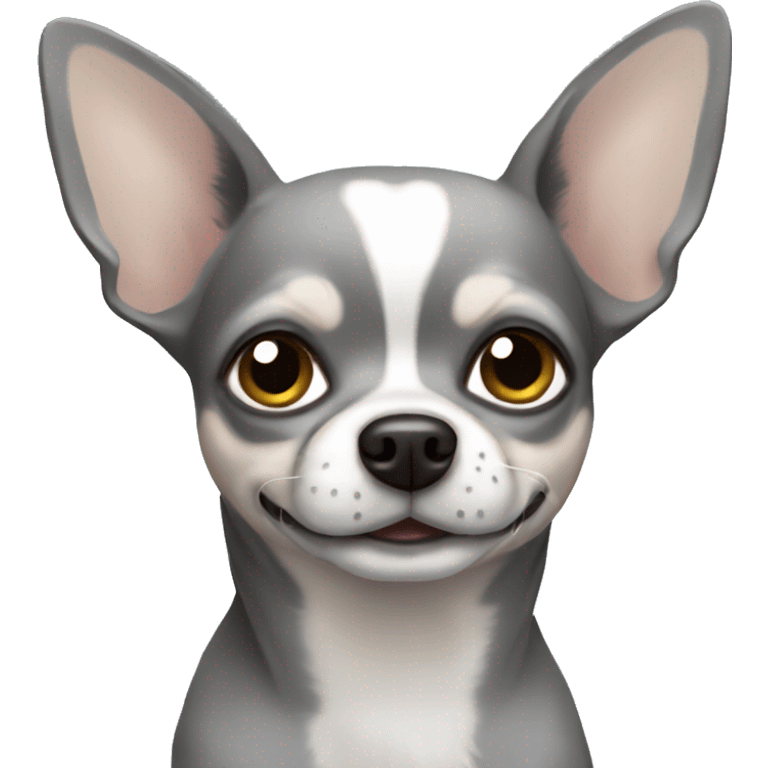 Grey chihuahua  emoji