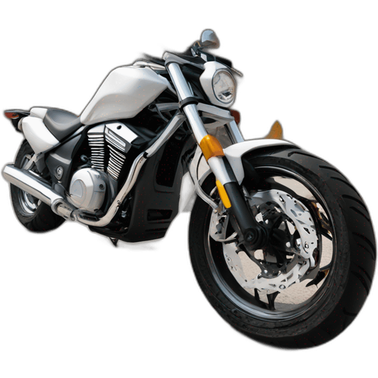 Moto kymko superdink 300 blanca emoji