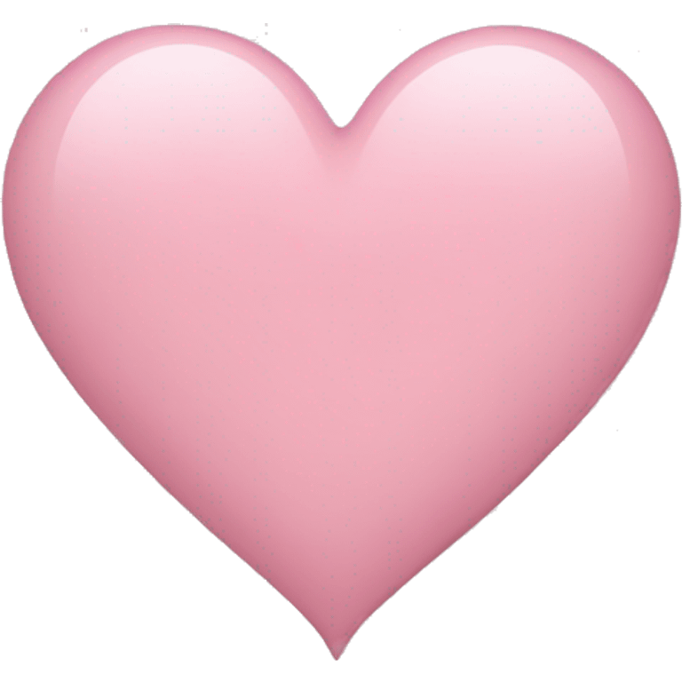 Light pink heart  emoji