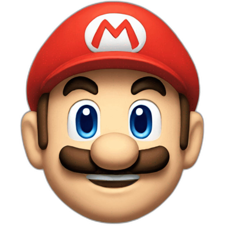 Super Mario face emoji