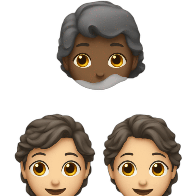 3 personas emoji